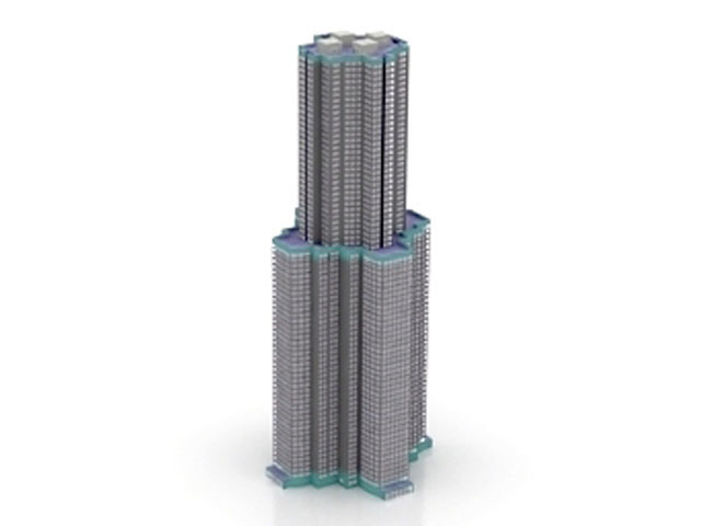 Free Building N533 3D model For Architecture 3Ds Max Model Download